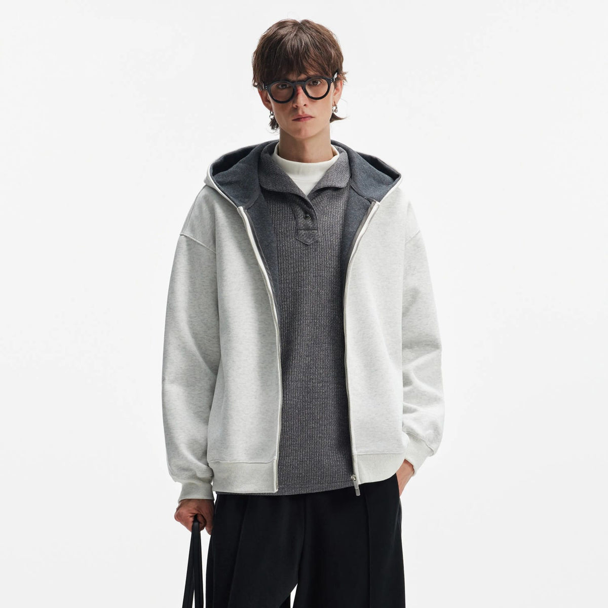 Men's And Women's Double zipper Jackets