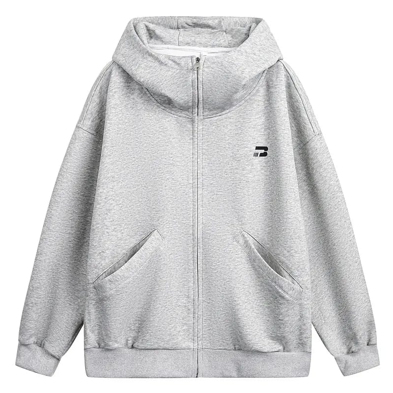 Retro Sports Embroidered Hoodie Men And Women