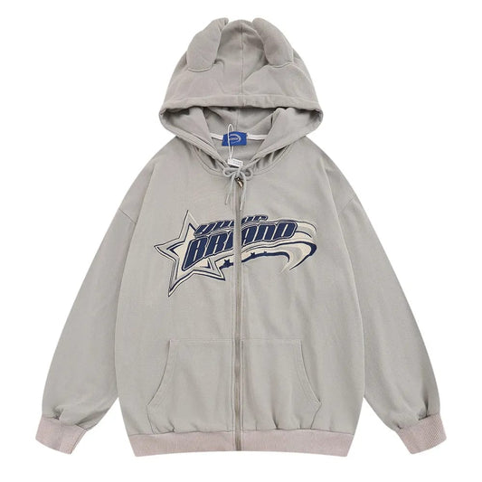 Fashion Personality Hooded Jacket Men